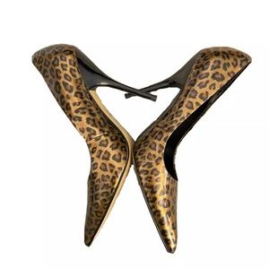 cheetah pointed heels